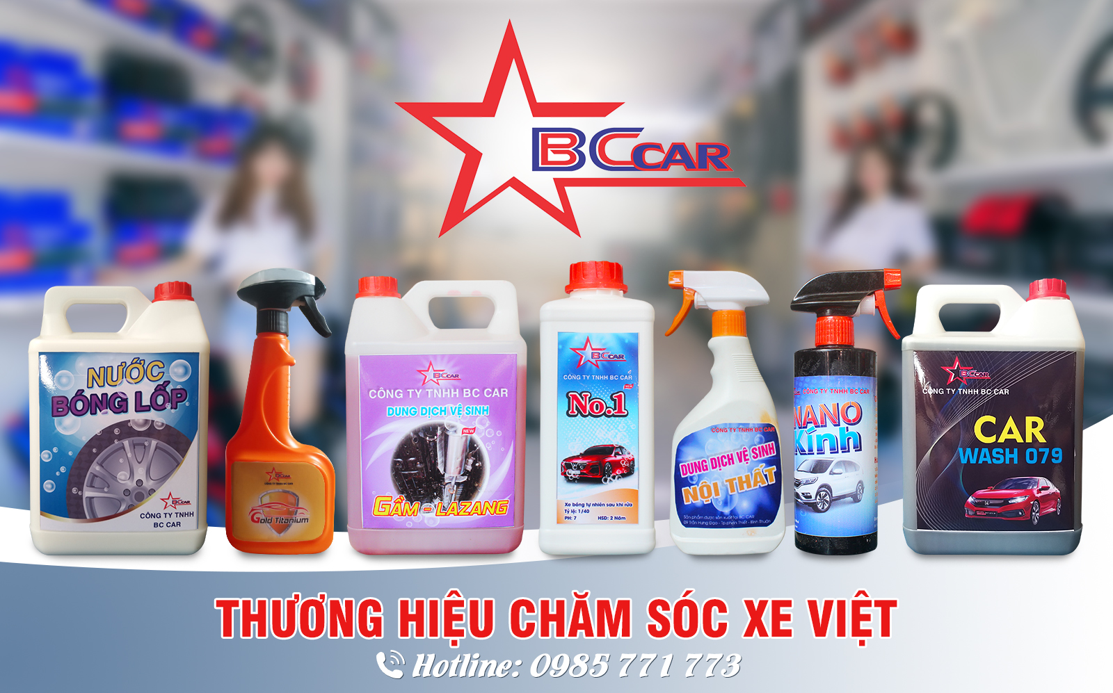 Mô hình chăm sóc xe chuyên nghiệp